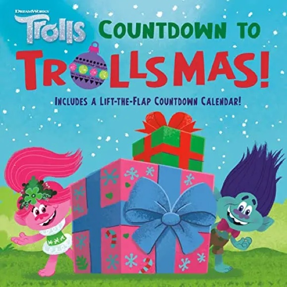 Dreamworks Trolls Trollsmas Christmas Countdown Calendar Flip Flaps Brand New